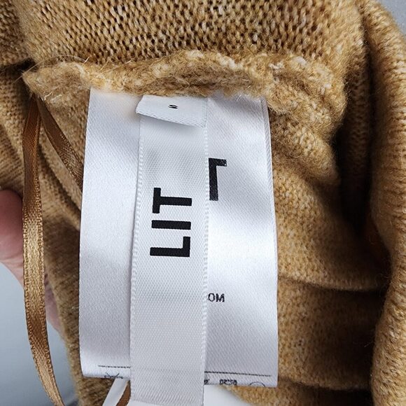 Lit Activewear Brown Knit Jogger Pants Size S - Picture 6 of 8